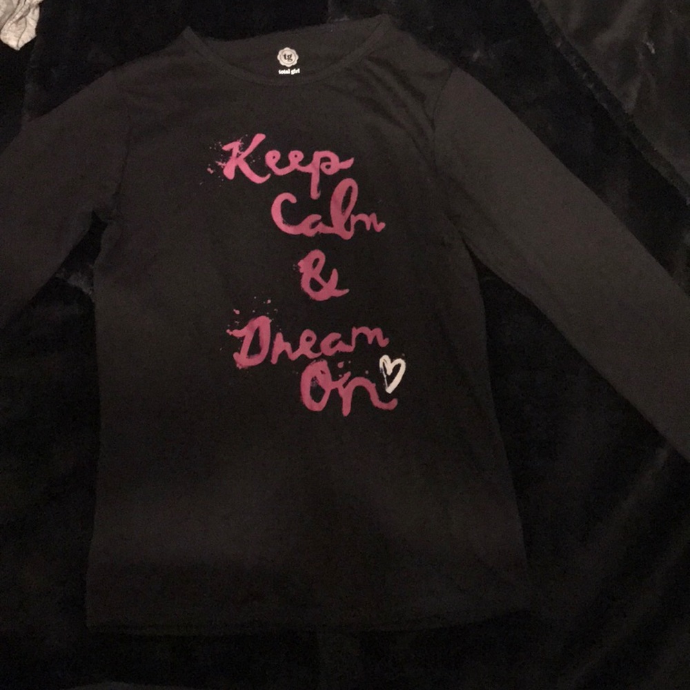 Black long sleeve shirt